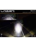 Barres LED Lazer Triple R16 installées dans 4x4 s'exhibant | Lampes Leon Led Laser