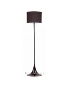 Luminária de pé moderna preta Black series by Faro Barcelona | Lâmpadas de assoalho modernas Leon Leds