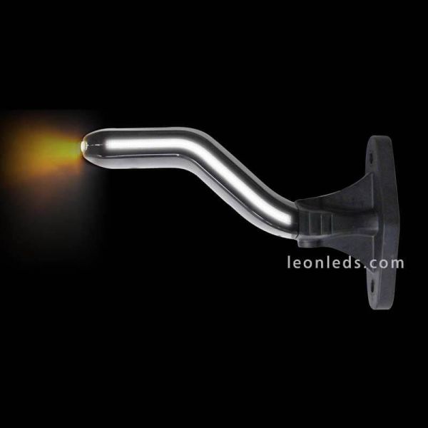 Luz de afastamento LED instalada em um reboque de caminhão | Luzes LED Leon