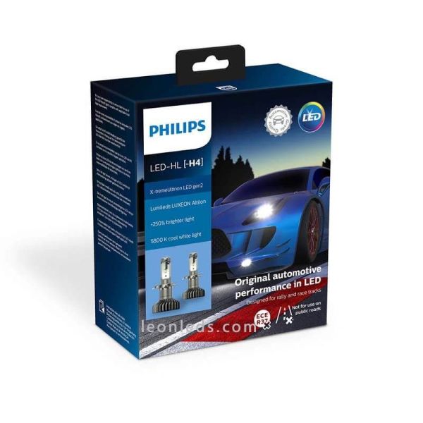 Bombillas LED H4 Philips X-treme Ultinon GEN2 | LeonLeds Bombillas LED Philips H4