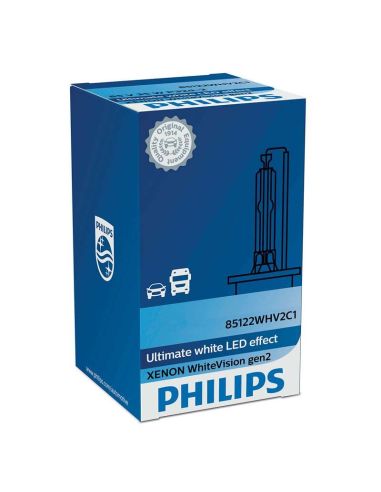 Bombilla Xenón D1S efecto LED Philips D1S White Vision Gne 2 | LeonLeds Bombillas Xenón Philips