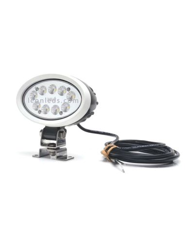 Farol LED de trabalho oval 7000Lm