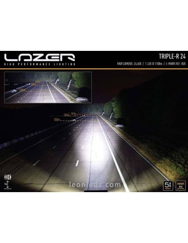 Lazer Triple R24 longue portée puissant | Barres LED LeonLeds