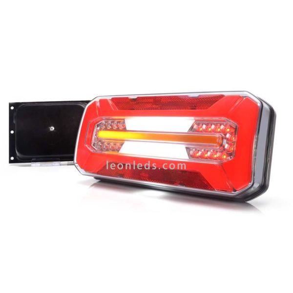 Piloto trasero LED sin triangulo con luz efecto Neon e intermitente progresivo | LeonLeds