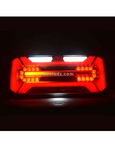 Piloto trasero LED sin triangulo con luz efecto Neon e intermitente progresivo | LeonLeds 2