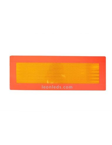 Placa de señalización trasera rectangular reflectante de vehículo largo