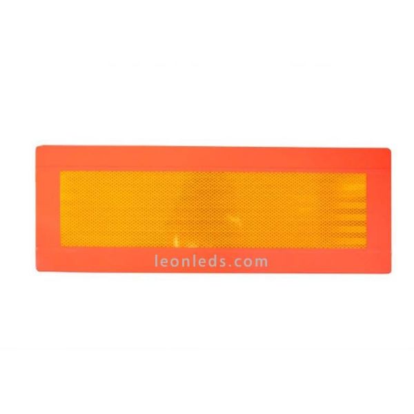 Placa de señalización trasera rectangular reflectante de vehículo largo