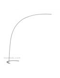 Lámpara de Pie Arco LED serie Shanghai 1800Lm en color Titanio