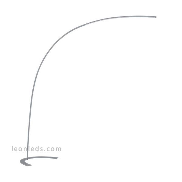 Lámpara de Pie Arco LED serie Shanghai 1800Lm en color Titanio