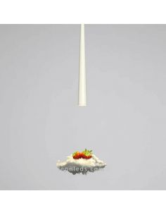 Lámpara Colgante LED Holly blanca texturizado 2,1W 2 Metros ArkosLight | LeonLeds 2