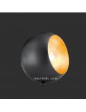 Lámpara de sobremesa serie Billy negra y Dorada de Trio Lighting | LeonLeds Lámparas de sobremesa modernas