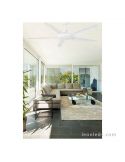 Ventilador de techo Meno Blanco de Faro Barcelona | LeonLeds Ventiladores de Techo