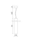 Dimensiones de Lámpara LED Scope 27 ArkosLight