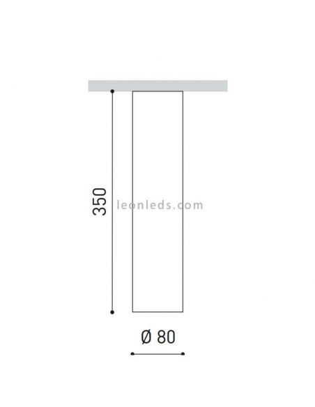 ArkosLight Scope 35 Dimensões da superfície | leonleds