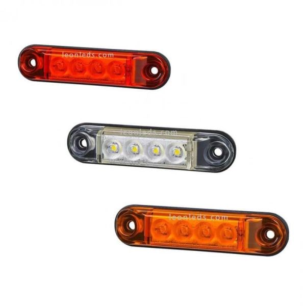 Pilotos LED Laterales pequeños en 3 colores Horpol