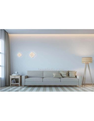 Aplique de pared interior Dakla de Mantra Blanco 6426 | Plafones LED modernos