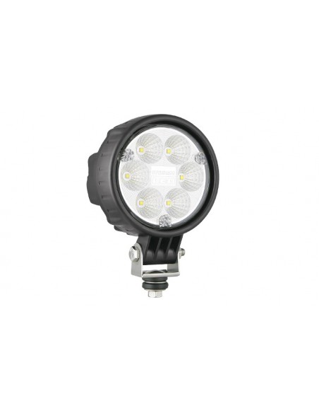 Lampe de travail LED ronde avec capuchon de protection Qualité CEM IP68 IP69K Tracteur 4x4 | Éclairage LeonLeds