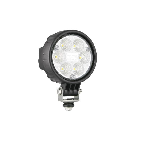 Faro de trabajo Redondo LED con Tapa protectora Calidad EMC IP68 IP69K Tractor 4x4 | LeonLeds Iluminación