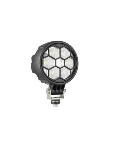 Faro de trabajo Redondo LED con Tapa protectora Calidad EMC IP68 IP69K Tractor 4x4 | LeonLeds Iluminación