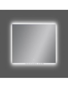 Verre de salle de bain lumineux à LED avec bouton tactile, modèle Estela par ACB | LeonLEDS Verre lumineux à LED 2