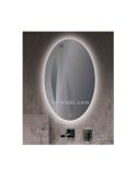 Miroir ovale à LED avec bouton tactile LeonLeds LeonLeds LeonLeds