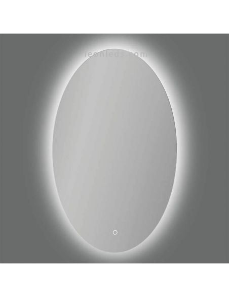 Miroir ovale à LED, série Adriana, modèle Acb Lighting | Éclairage LED LeonLeds