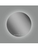 Miroir LED rond avec éclairage latéral arrière et bouton tactile, modèle Bari de Acb Iluminación | Miroirs LED LeonLeds
