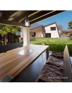 Lámpara de techo Maya Gris de Mantra | LeonLeds Iluminación exterior 2