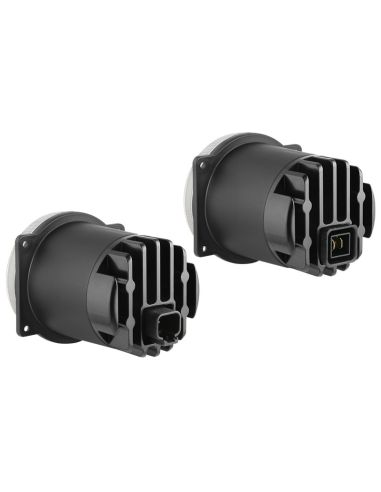 Spot redondo Ø80 LED | Farol redondo de LED Luz de circulação diurna | Farol de LED Luz do dia | Leon Iluminação LED