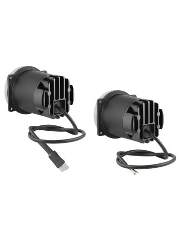 Spot Rond Ø80 LED | Phare LED rond Feux diurnes | Phare LED Lumière du jour | Éclairage LeonLeds