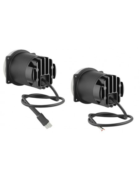 Spot Rond Ø80 LED | Phare LED rond Feux diurnes | Phare LED Lumière du jour | Éclairage LeonLeds