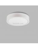Plafón LED redondo 24W de la serie saona de Mantra de color Blanco | LeonLeds Plafones LED