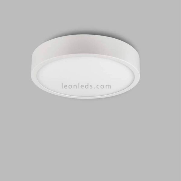 Plafón LED redondo 24W de la serie saona de Mantra de color Blanco | LeonLeds Plafones LED