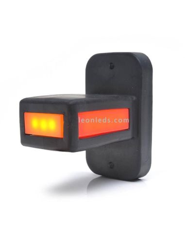 Cuerno Corto Trasero 3 funciones efecto neon 12-24V Was | LeonLeds Iluminación