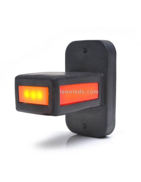 Cuerno Corto Trasero 3 funciones efecto neon 12-24V Was | LeonLeds Iluminación