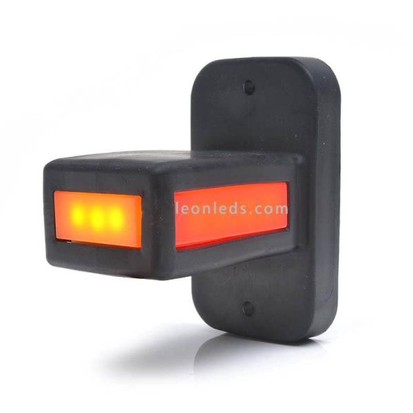 Cuerno Corto Trasero 3 funciones efecto neon 12-24V Was | LeonLeds Iluminación