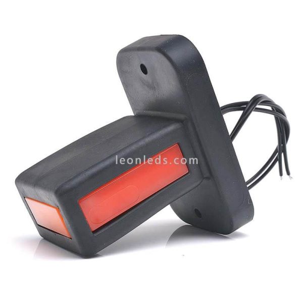 Cuerno Corto Trasero 3 funciones efecto neon 12-24V Was | LeonLeds Iluminación