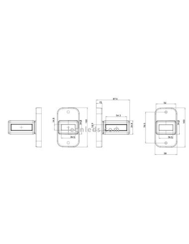 Avertisseur sonore arrière court 3 fonctions effet néon 12-24V Was | Éclairage LeonLeds