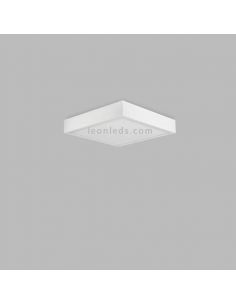 Plafonnier LED carré Mantra Saona pour installation en surface | Plafonniers LED LeonLeds