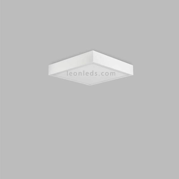 Plafon LED cuadrado Saona de Mantra para instalar en superficie | LeonLeds Plafones LED