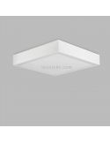 Plafón LED cuadrado 24W serie Saona de Mantra 6633 | LeonLeds Plafones LED