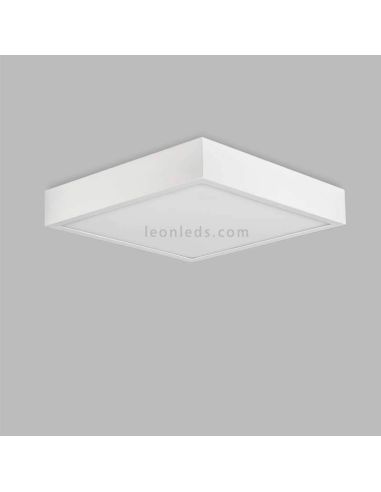 Plafón LED cuadrado 24W serie Saona de Mantra 6633 | LeonLeds Plafones LED