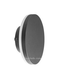 Aplique LED redondo de exterior Bora de Mantra | LeonLeds Apliques LED exterior