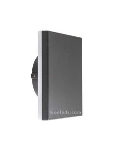 Apliques LED exterior cuadrado gris serie Bora de Mantra | LeonLeds Apliques LED