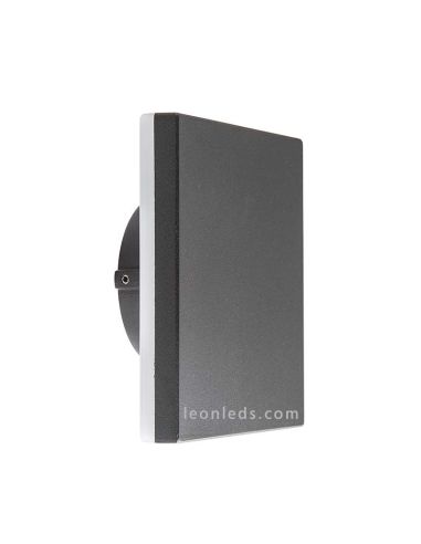 Apliques LED exterior cuadrado gris serie Bora de Mantra | LeonLeds Apliques LED