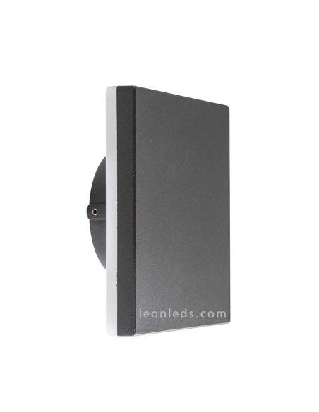 Apliques LED exterior cuadrado gris serie Bora de Mantra | LeonLeds Apliques LED