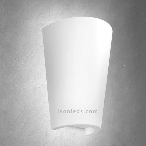 Aplique de exterior en forma de teja que sirve como macete | LeonLeds Iluminación