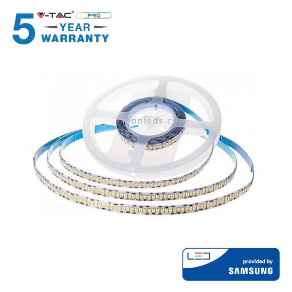 Tira LED Vtac Pro 24V | Rollo de 5 metros tira LED 24V 15W por metro | Tira de LED 12W por metro | LeonLeds Iluminación