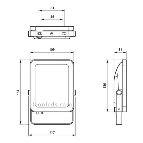 Projecteur Philips 20W Ledinaire | Éclairage Léonleds