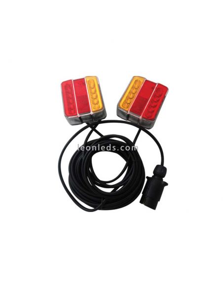 Kit feu arrière LED avec câble magnétique | Kit Pilote LED LeonLeds